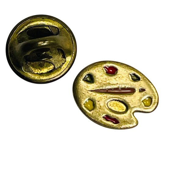 BSA Cub Scouts Webelos ART ARTIST ACTIVITY PIN Painter's Palette B8D Vintage - Picture 2 of 4